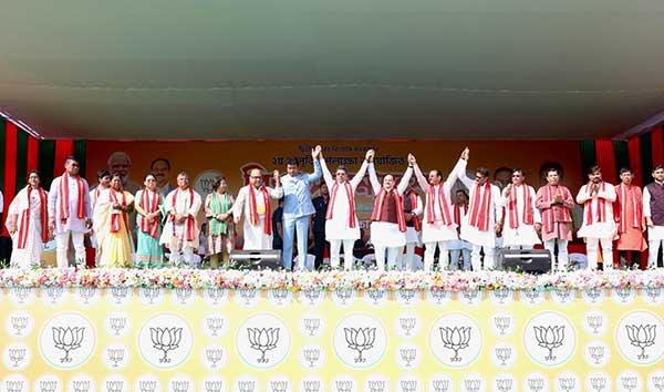 'Anti-incumbency is an issue of the past now': J.P. Nadda hails PM Modi's leadership in Tripura rally