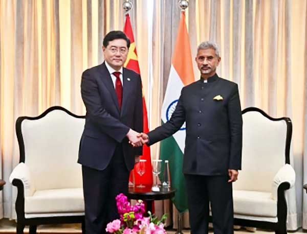 Jaishankar holds bilateral meeting with Chinese counterpart