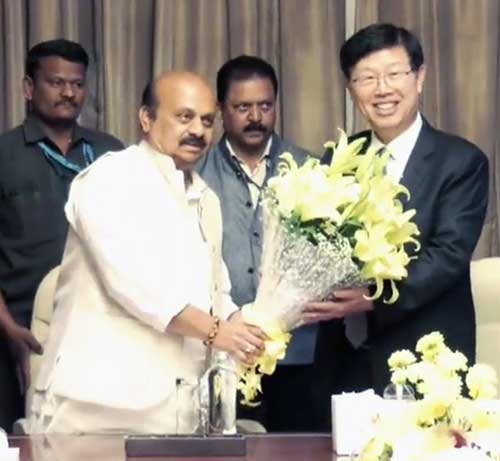 Foxconn row: K'taka CM releases letter of appreciation by CEO Young Liu