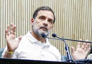 LoP Rahul Gandhi criticises govt over CEC appointment; submits dissent note