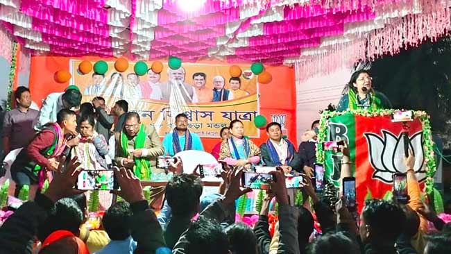 Vote to BJP for more and new development in state: Locket