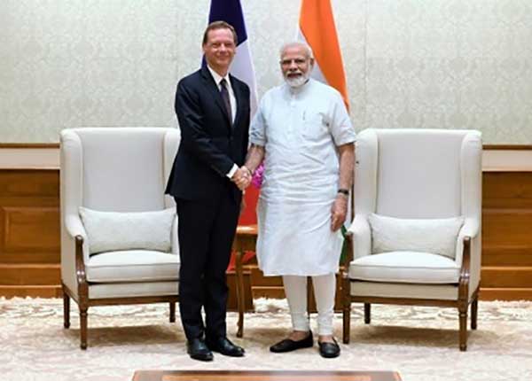 Macron's diplomatic adviser calls on PM Modi