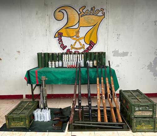 Manipur Police recover 9 looted arms