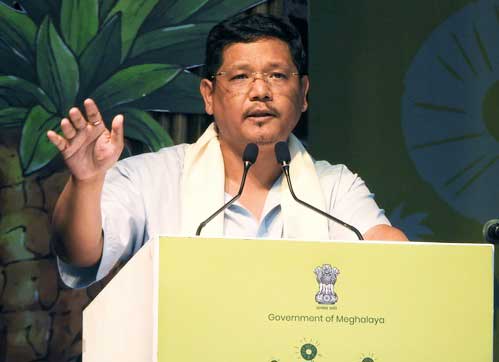 Meghalaya CM Conrad Sangma shared table with a drug kingpin, claims Trinamool leader Mukul Sangma