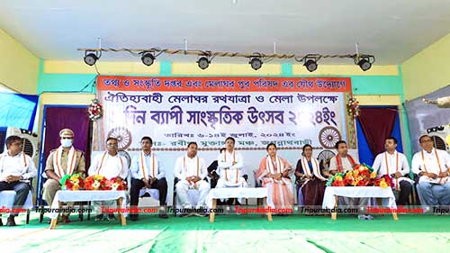 Melagarh Rath Yatra festival: CM Dr Manik Saha inaugurates 9-day long cultural festival