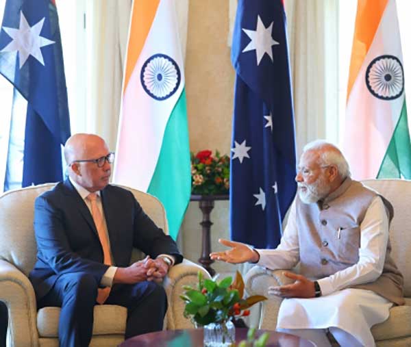 Modi raises issue of attacks on temples, activities of separatist elements with Australian PM