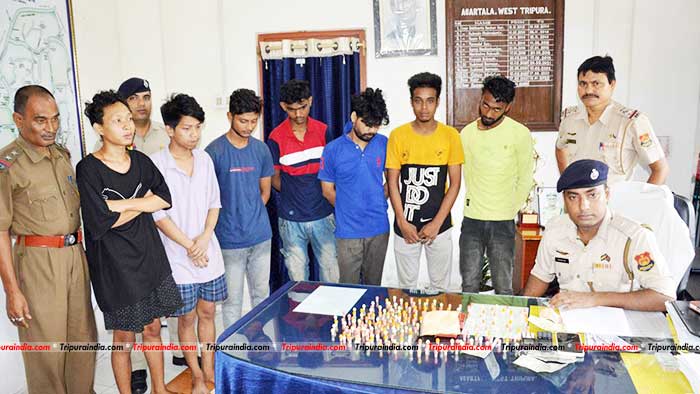 Seven held in Agartala with drugs worth Rs 2 lakh