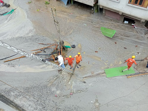 NDRF rescues 7 people in Sikkim following flash flood-like situation after cloudburst