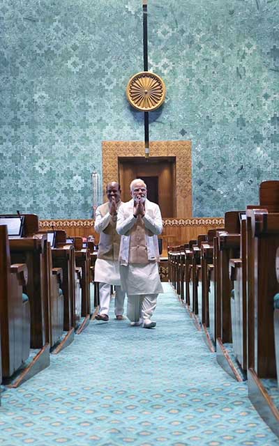 Let new Parliament be cradle of empowerment, & propel India to new heights of progress: PM Modi