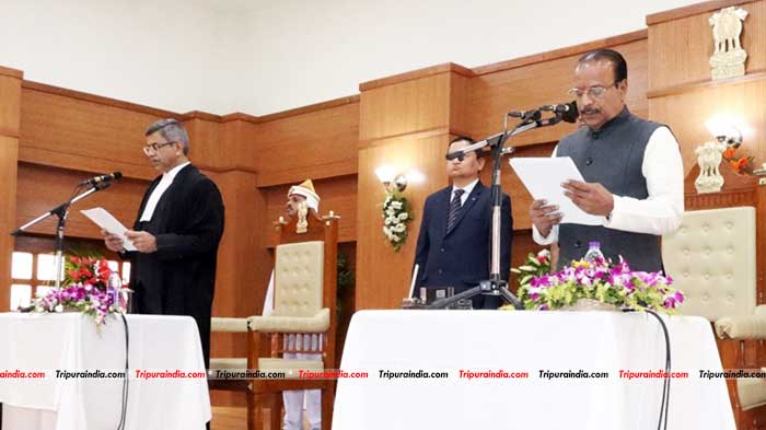 Indra Sena Reddy Nallu sworn in as Tripura Governor