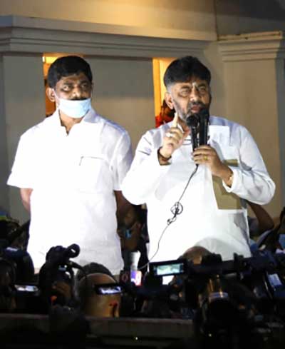 Not fully happy, says Shivakumar's brother