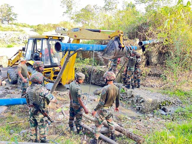 Now, central forces playing key role to help farmers in Manipur