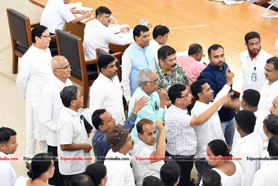 Tripura Assembly witnesses ruckus over adoption of congratulatory motion thanking PM Modi