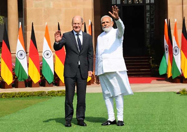 PM Modi, German Chancellor hold talks in Delhi