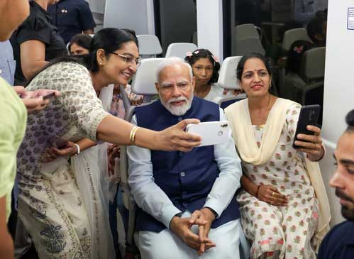 PM Modi celebrates 73rd birthday in Delhi Metro