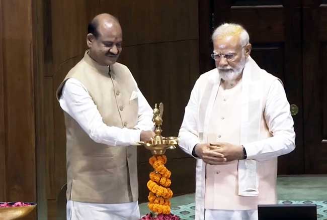 PM Modi installs 'Sengol' in new Parliament House