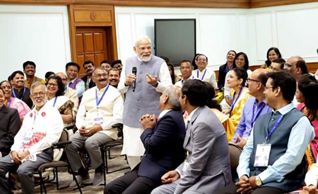 PM Modi interacts with award-winning teachers on Teachers' Day eve