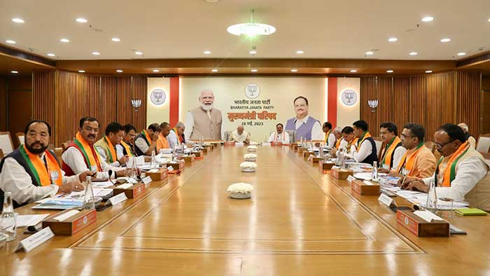 PM Modi meets CMs of BJP-ruled states; 2024 LS polls discussed