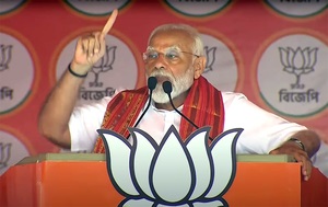 ‘Enemies’ in Bengal, ‘friends' in Delhi: PM Modi tears into Trinamool-Congress-Left