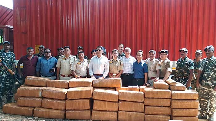 Police seized cannabis worth Rs 2.80 crore, one held