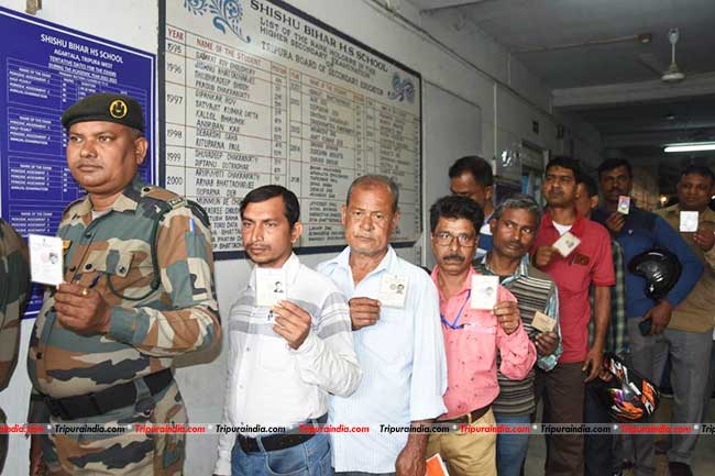 Polling on postal ballot begins for Tripura assembly poll