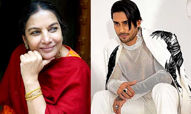 Prateik Babbar says Shabana Azmi has been very encouraging throughout his career