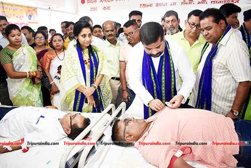 Fulfill social responsibility by donating blood: Minister Sushanta Chowdhury