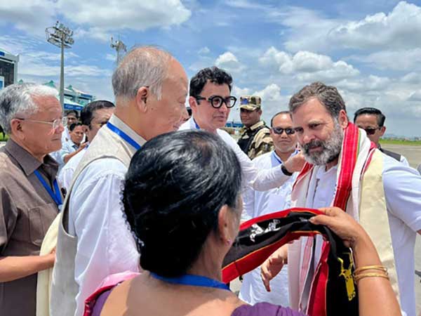 Rahul arrives in Manipur on 2-day visit