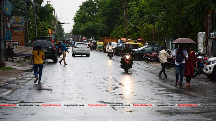 Rain showers brings relief from the scorching heat wave in state