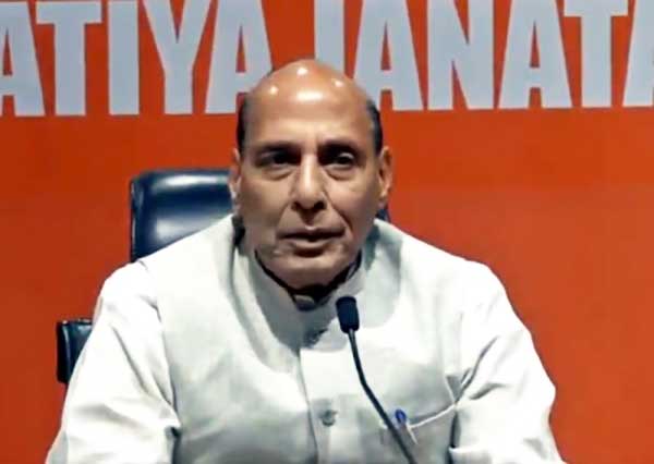 Border situation with China matter of perceptional difference: Rajnath Singh