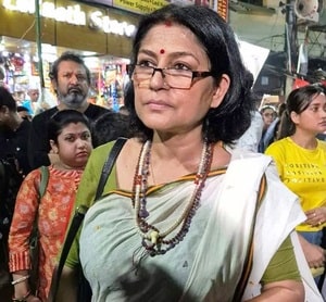 Roopa Ganguly arrested after nightlong protest in Kolkata