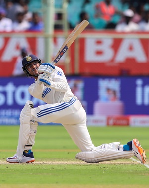 2nd Test: Gill’s 60 not out helps India extend lead to 273 runs despite England fightback