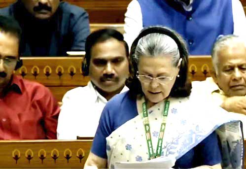 'Was Rajiv Gandhi's dream': Sonia supports Women's Reservation Bill, seeks OBC inclusion