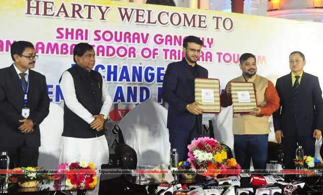 Sourav Ganguly signs agreement to promote Tripura Tourism; says, being brand ambassador is an emotion