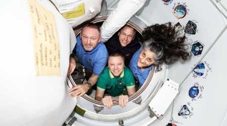 Sunita Williams set to return to Earth tomorrow