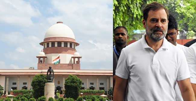 Defamation case: SC issues notice on Rahul's plea, to hear on Aug 4