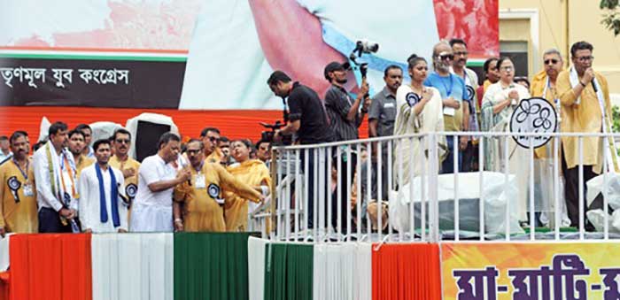 TMC's 'Martyrs Day' rally signals reversal of Mamata & Abhishek's roles