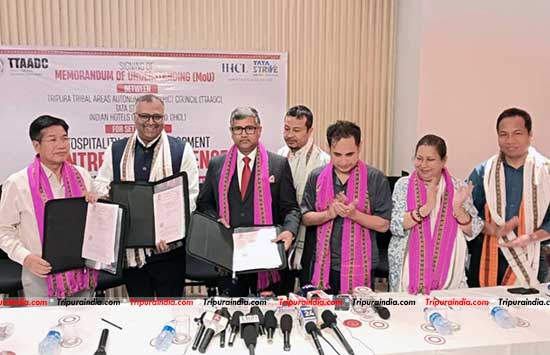 Hospitality Skill Development Centre in Khumulwng – TTAADC signs MoU with TATA group, IHCL