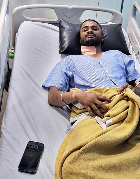 Mumbai man with knife in neck rides bike to hospital, survives; becomes social media hero