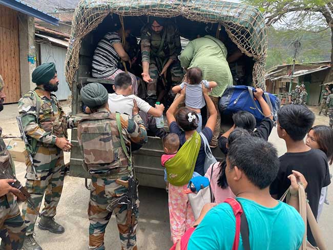 Tension in several Manipur districts, curfew relaxed for 3 hrs in Churachandpur