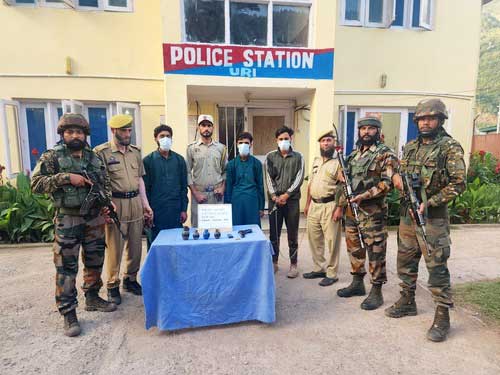 Terror module busted in J&K, 3 LeT terrorist associates arrested