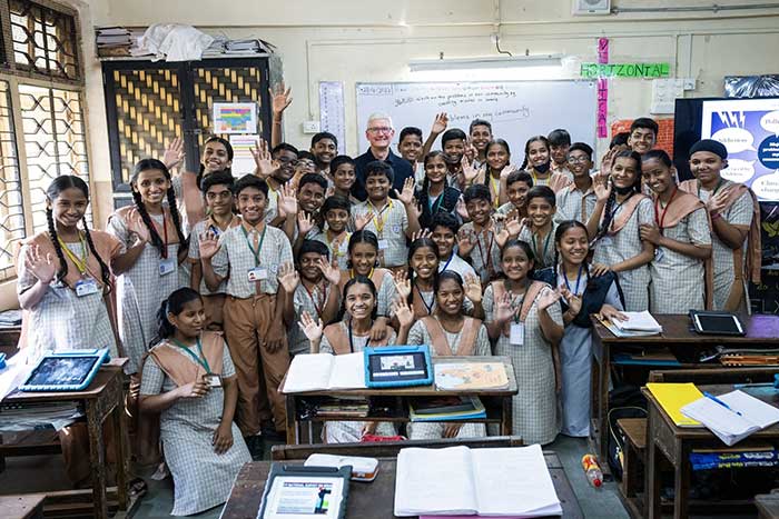 Seeing kids in India learn via tech makes my heart sing: Tim Cook