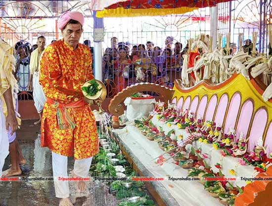 Tripura’s traditional 7-day long Kharchi Puja Festival begins with religious fervour