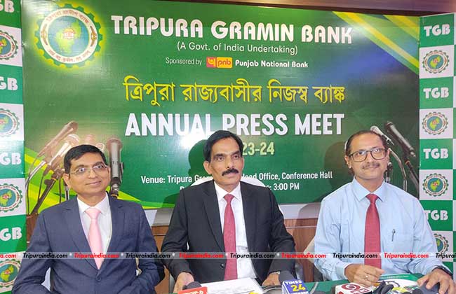 Tripura Gramin Bank secures 2nd position among 43 Regional Rural Banks in India