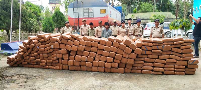 Tripura Police seize ganja valued at Rs 7.3 crore