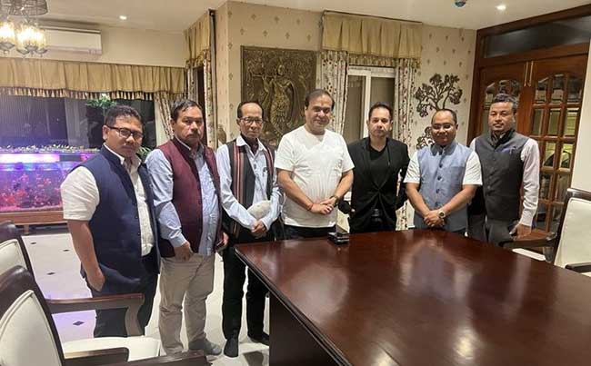 Tripura tribal party holds 'fruitful' meeting with Assam CM