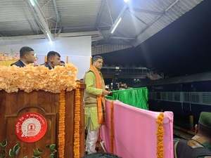 Tripura CM flags off upgraded Agartala-Deoghar Express