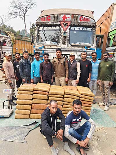 Two held while smuggling cannabis from Tripura to Assam