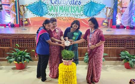 Vanmahotsava celebrated in Bhavan’s Tripura Vidya Mandir