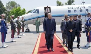 Vice President Dhankhar arrives in Tehran to attend Raisi funeral ceremony